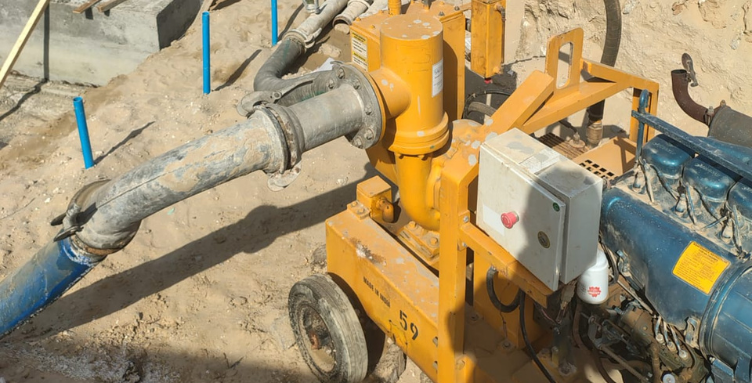 Dewatering pump rental in Saudi Arabia