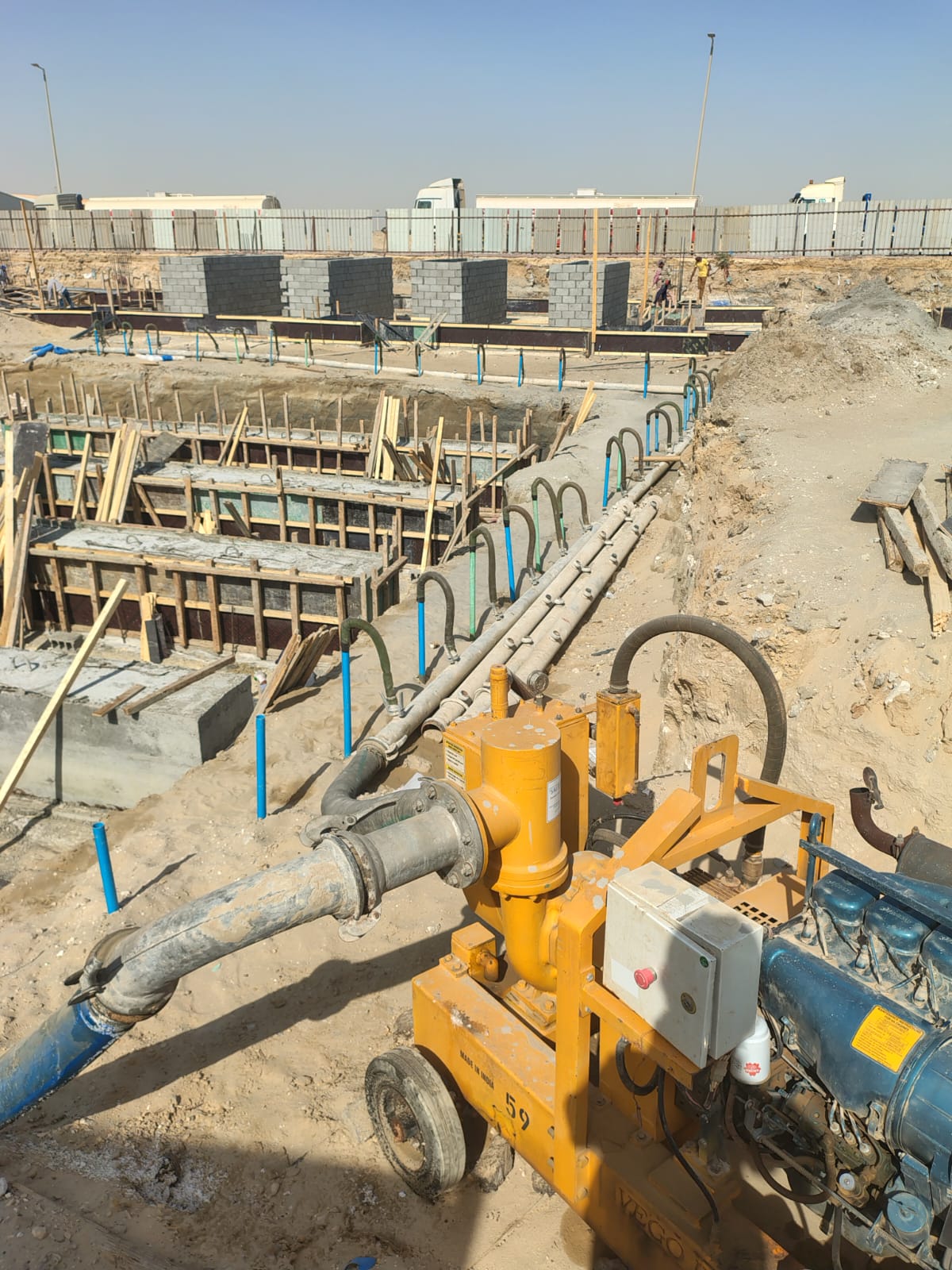 Dewatering pump rental in Saudi Arabia